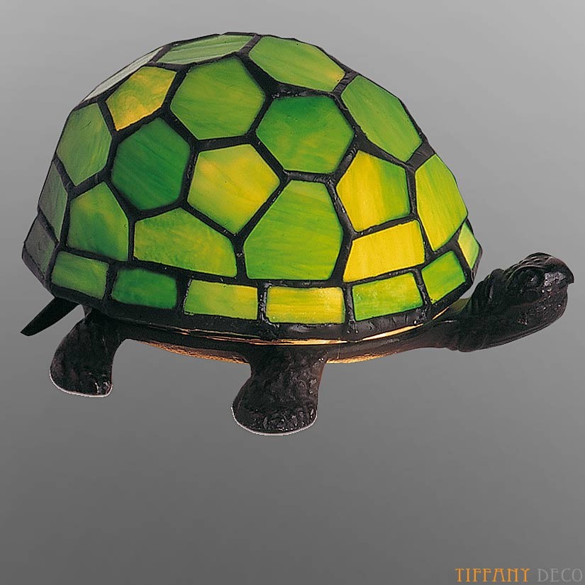 lampje Schildpad groen - tiffany lampen specialist uit België